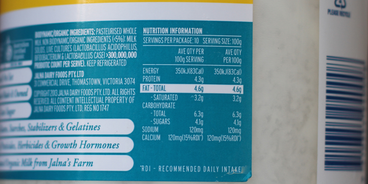 Food labels – how athletes can make sense of the fine print | NSW ...