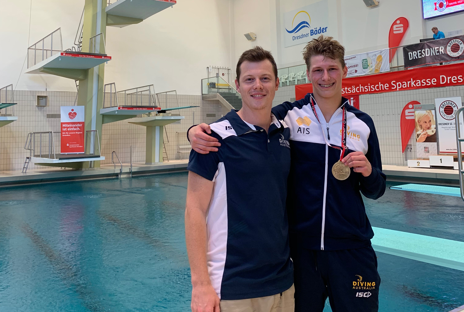 Gold for Fricker on the platform in Germany | NSW Institute of Sport ...