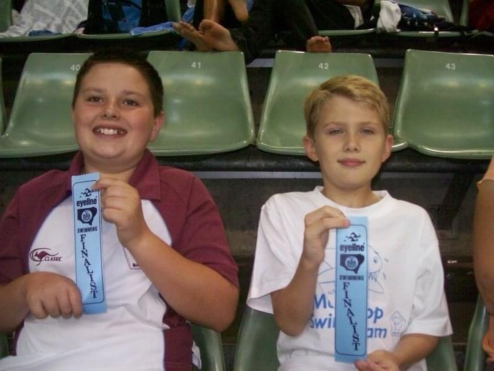 Gordon Allan & Tim Hodge at a local sports carnival.