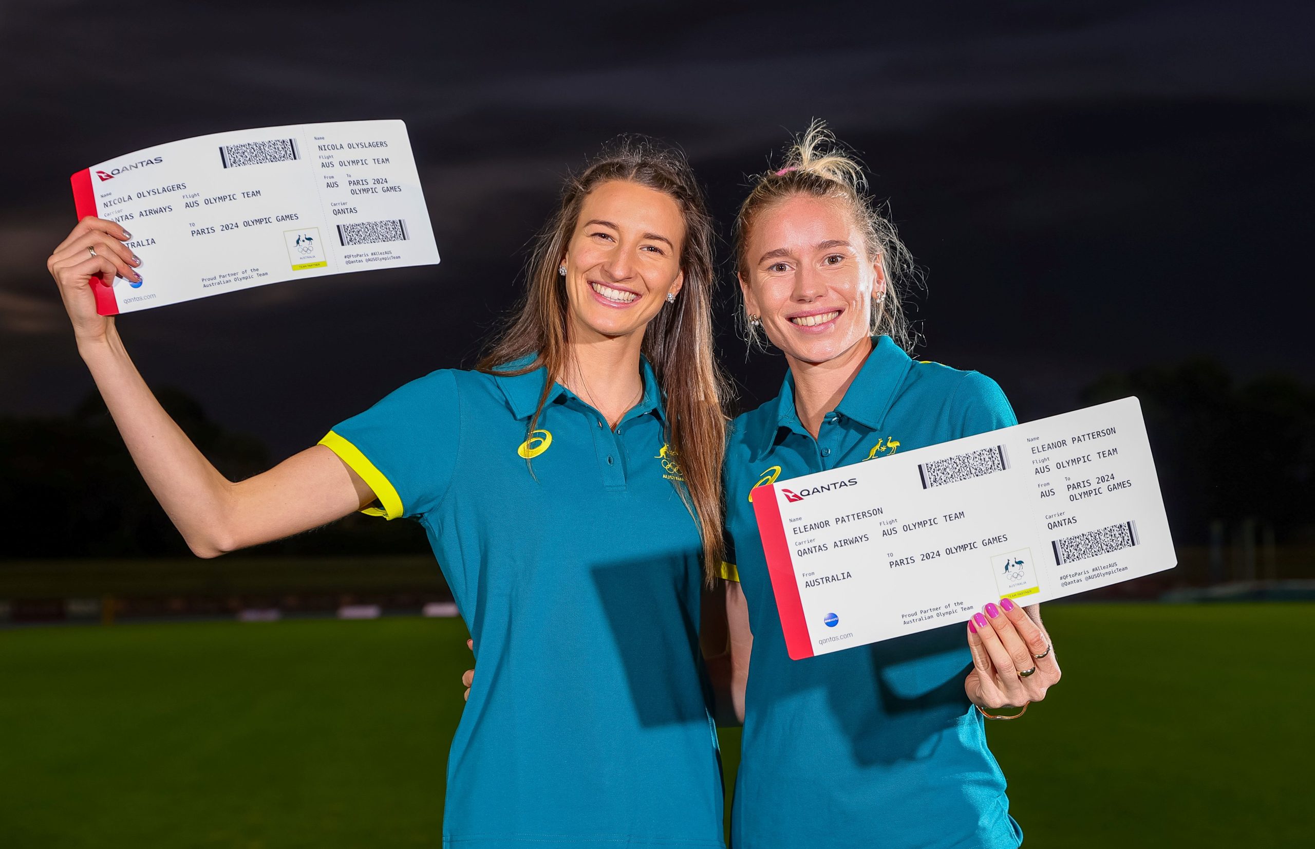 Eleanor Patterson and Nicola Olyslagers on their selection to the 2024 Australian Olympic Team.