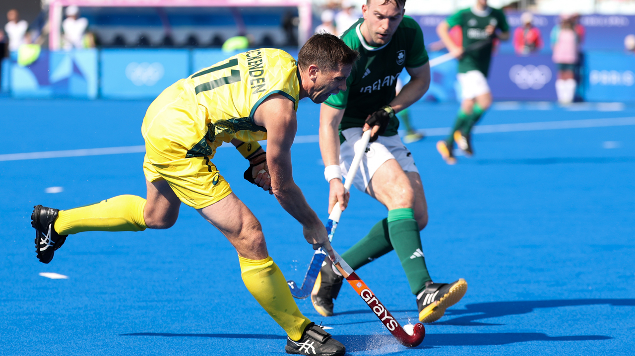 Kookaburras defeat Ireland 2-1 on Day 3 of the Paris 2024 Olympic Games.