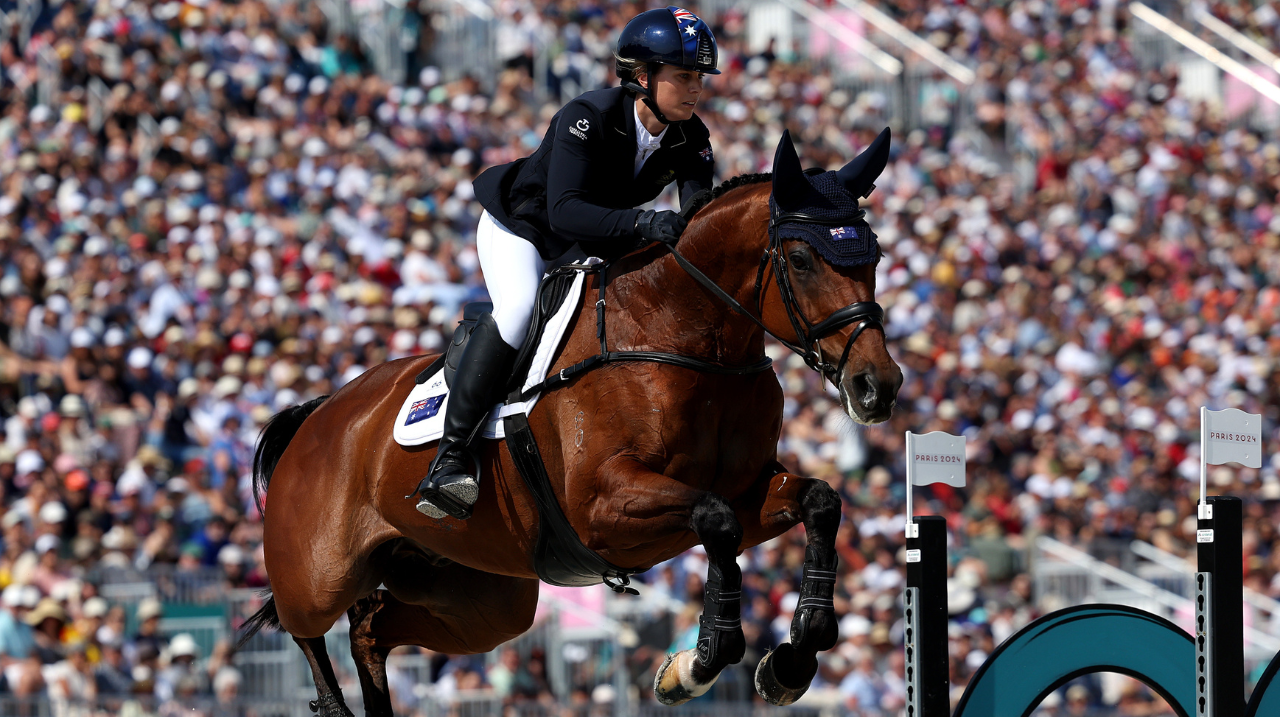 Shenae Lowings competes in Equestrian Eventing Team at the 2024 Olympic Games.