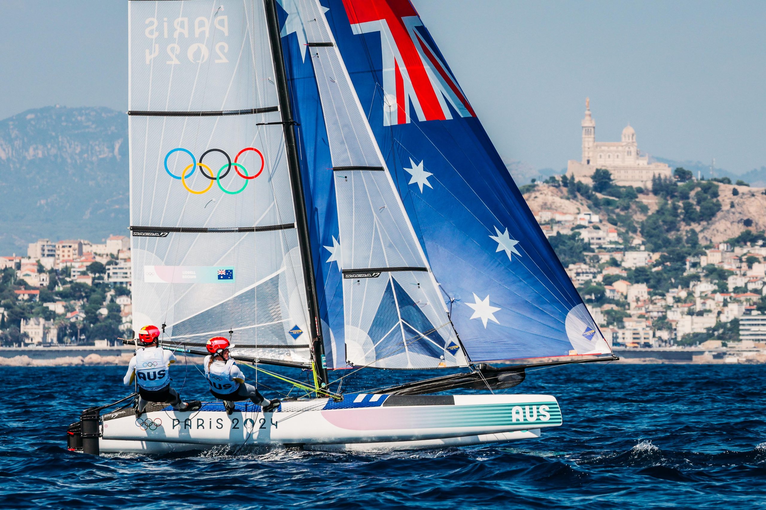 The young Mixed Multihull team of Brin Liddell and Rhiannan Brown finished 13th at the 2024 Olympic Games.