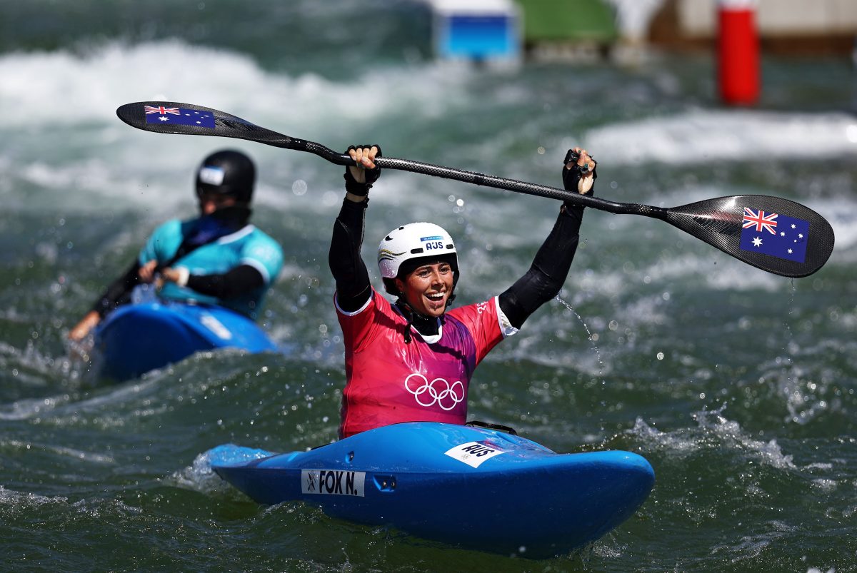 Noemie Fox Wins Gold in Kayak Cross