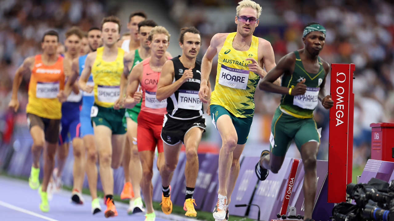 Ollie Hoare bows out of the men's 1500m in the repechage at the 2024 Olympic Games.