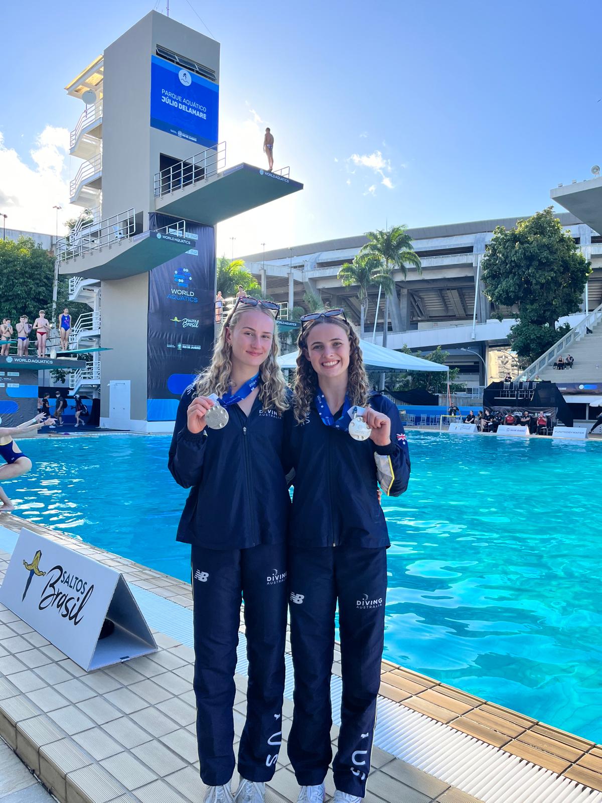 Aussie Silver bullets Ellie and Ruby on target in Brazil